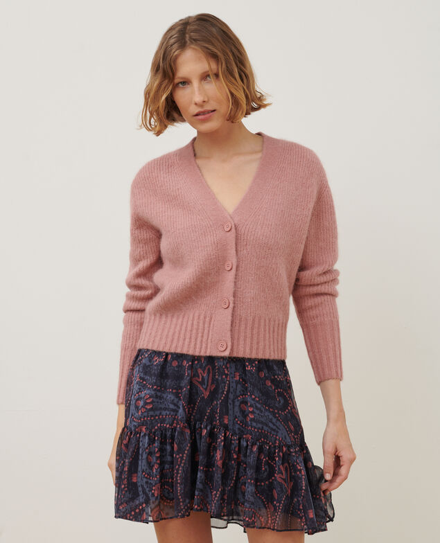 Alpaca blend cardigan