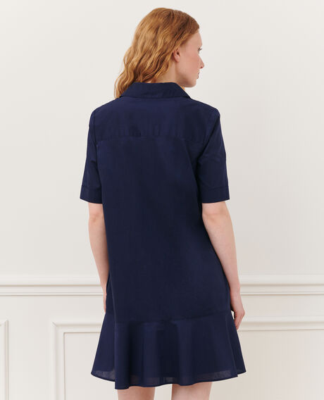 Cotton polo dress 68 blue 2sdr611c01