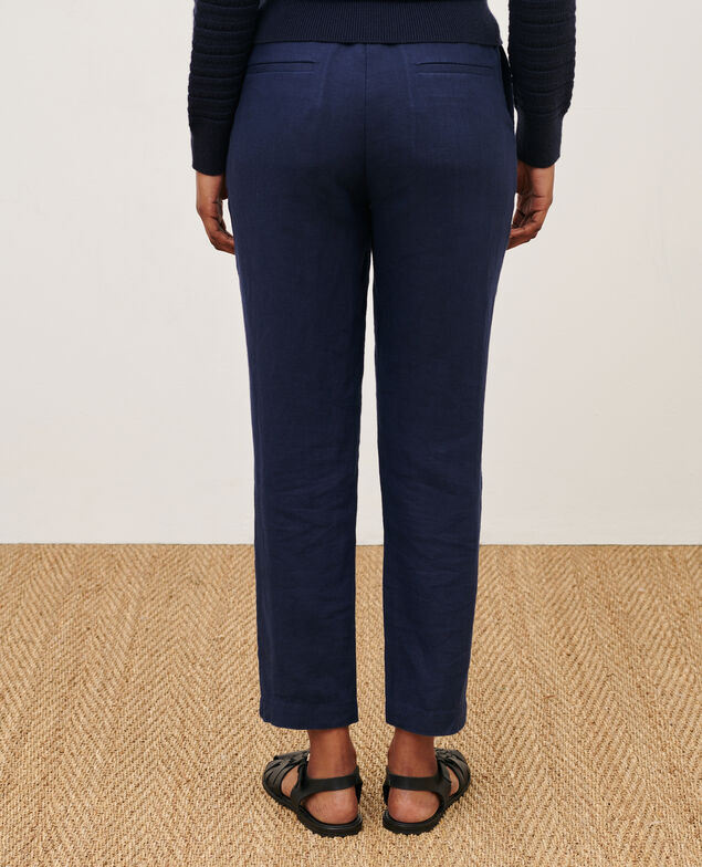 MARGUERITE - Cigarette trousers 68 blue