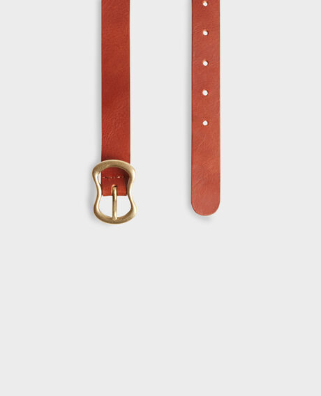 Skinny leather belt 4190d emperador 3sbe073