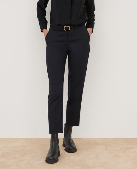MARGUERITE - Cigarette trousers 4216 black_beauty 2wpa021w04