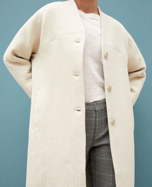 Loose coat Off white