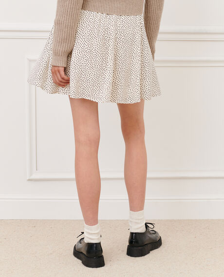 Printed mini skirt 7301c 124 print white 2ssk428v10