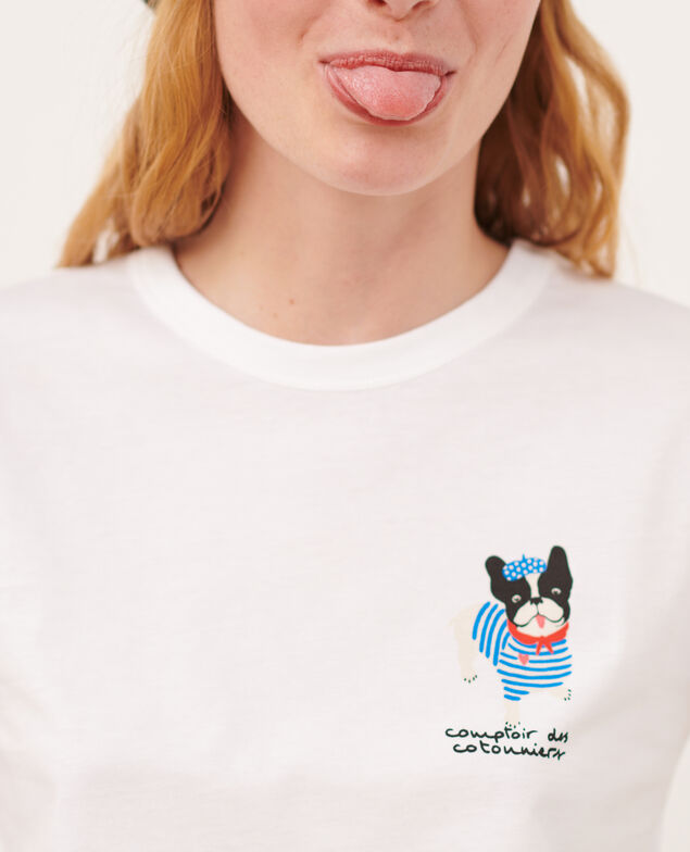 Round neck t-shirt 4235 optical white 2wte284c73