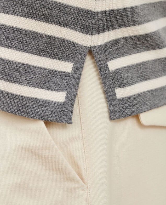 MADDY - Striped merino wool jumper