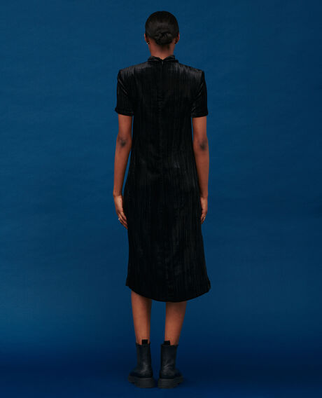Velour midi dress 4216 black_beauty 2wdr259v19