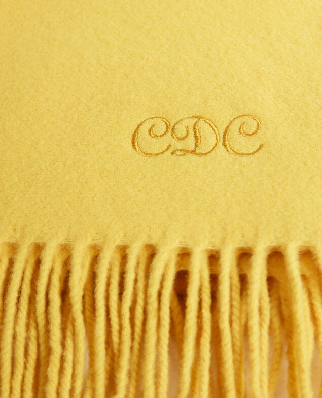 Wool scarf 4272 lemon_curry