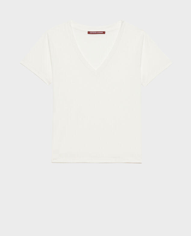 LÉA - Loose V-neck t-shirt