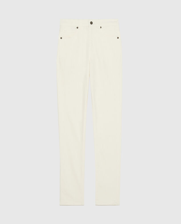 DANI - SKINNY - Cotton jeans 01 white 2spe110c15