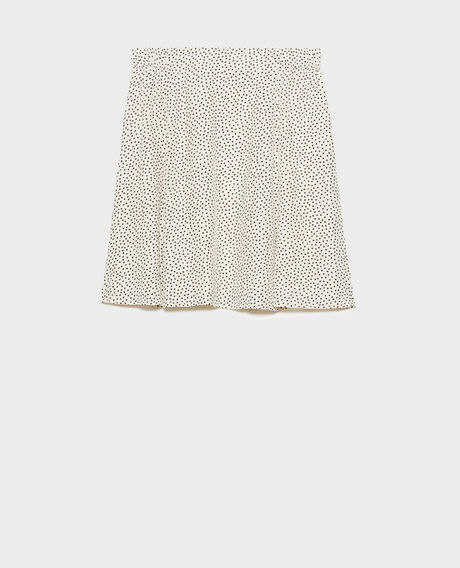 Printed mini skirt 7301c 124 print white 2ssk428v10