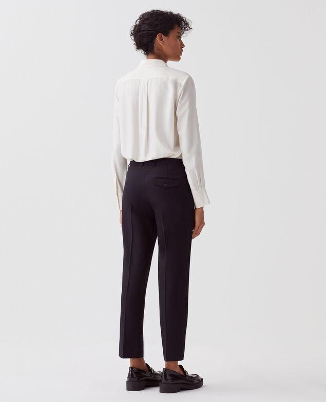 MARGUERITE - Cigarette trousers 4216 black_beauty 2wpa021w04