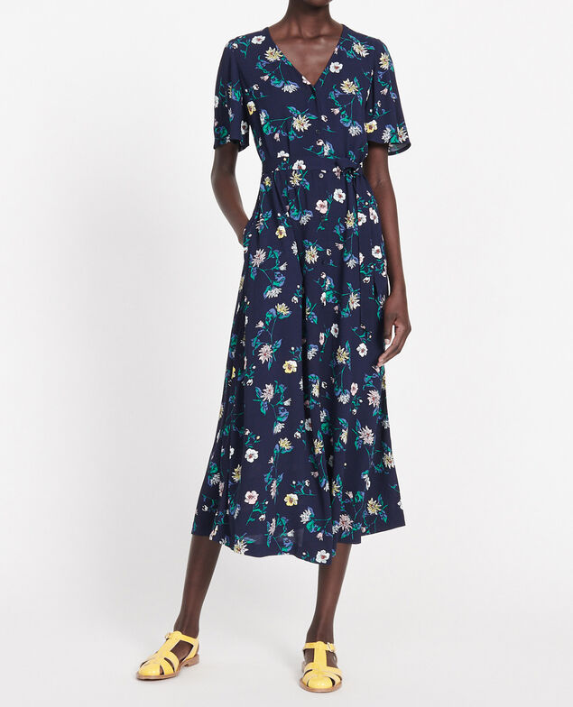 Long dress Herbier maritime maize