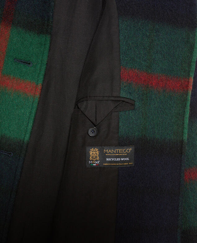 Long wool blend coat
