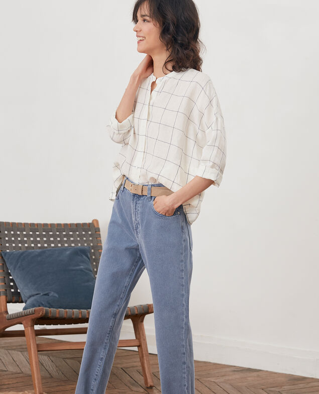 Linen blouse Off white