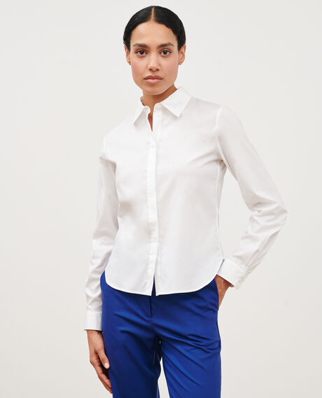 Cotton shirt 8885 00 white 2wsh189c54