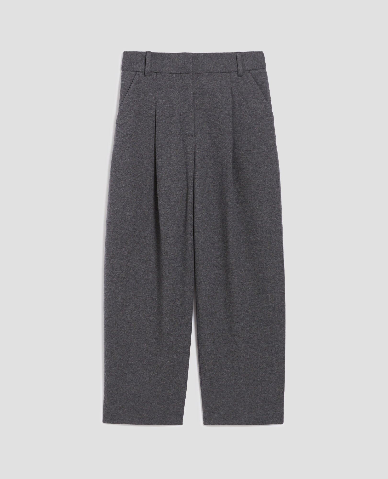 PEGGY - Carrot trousers grey melange - Comptoir des Cotonniers
