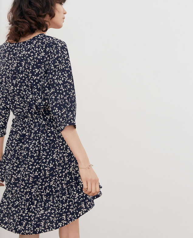 Printed wrap dress Canopee marine