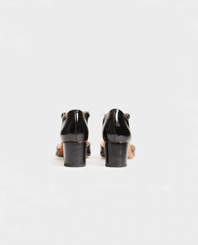 Patent leather T-bars  Black beauty