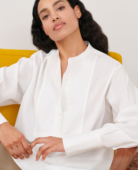 Cotton shirt 4235 optical white 2wsh289c53