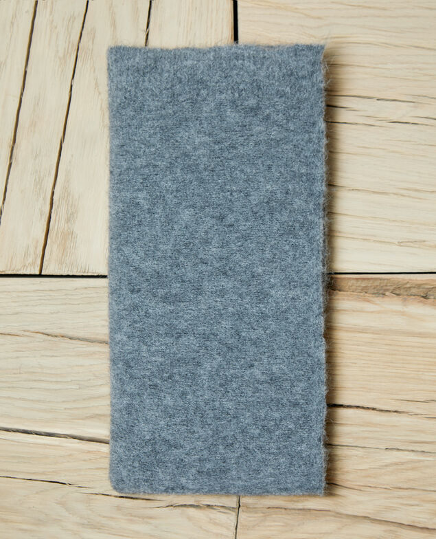 Fluffy scarf Heather grey
