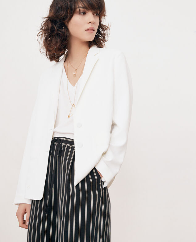 Crepe jacket Blanc