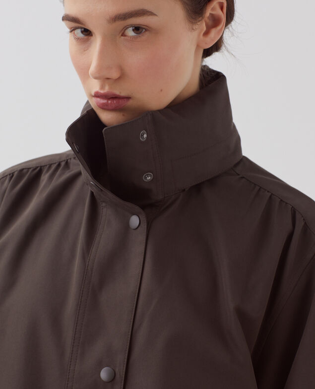 Oversize parka H080 beluga