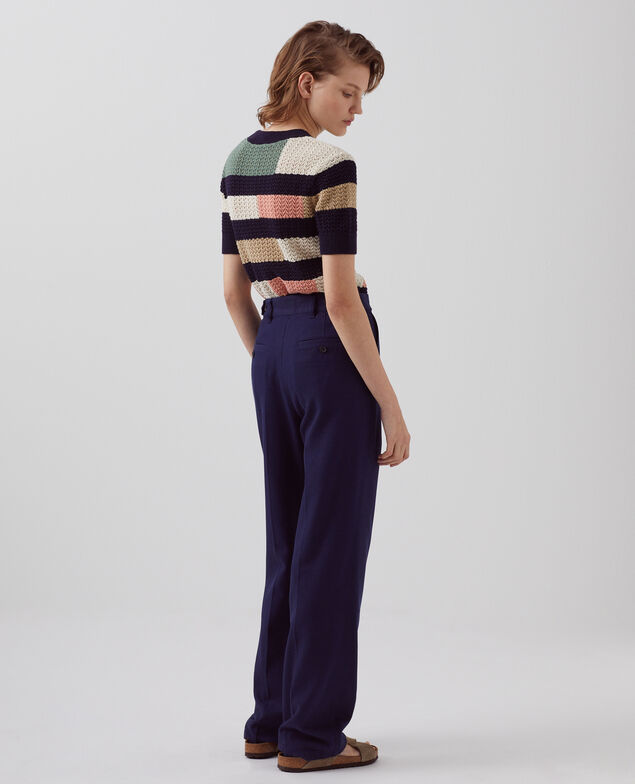BLANDINE - Straight trousers