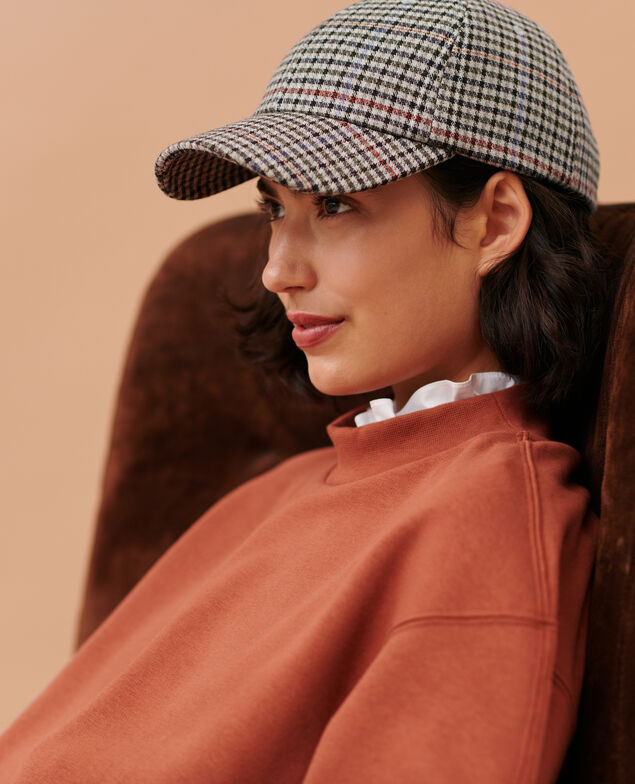 Cotton sweatshirt 8808 18 wine