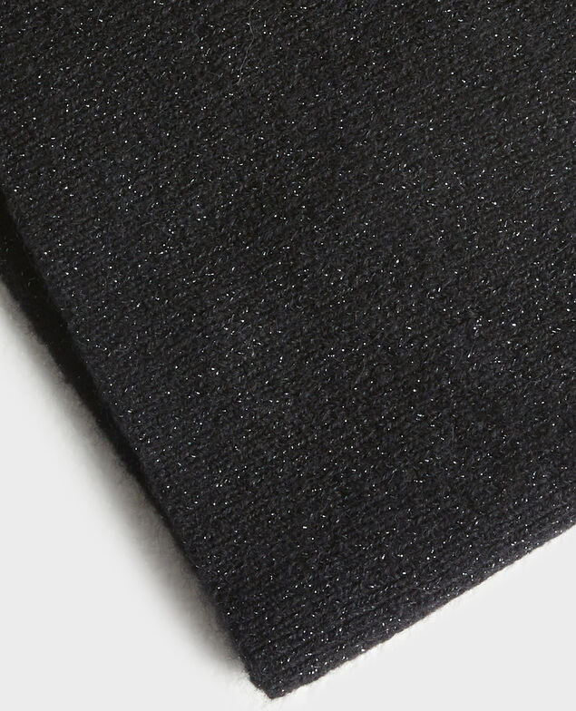 Alpaca blend snood A092 black knit