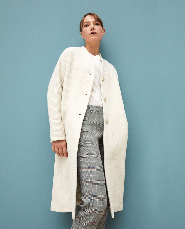 Loose coat Off white