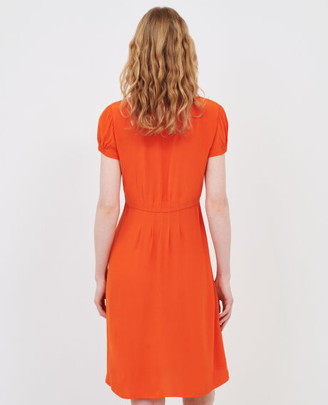 Floaty mini dress 22 orange 2sdr810v02