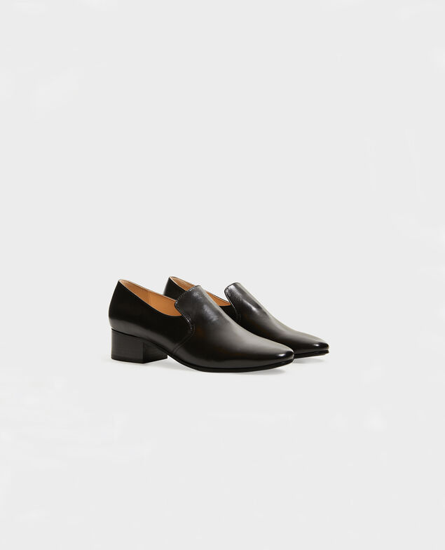 Leather moccasins Black beauty