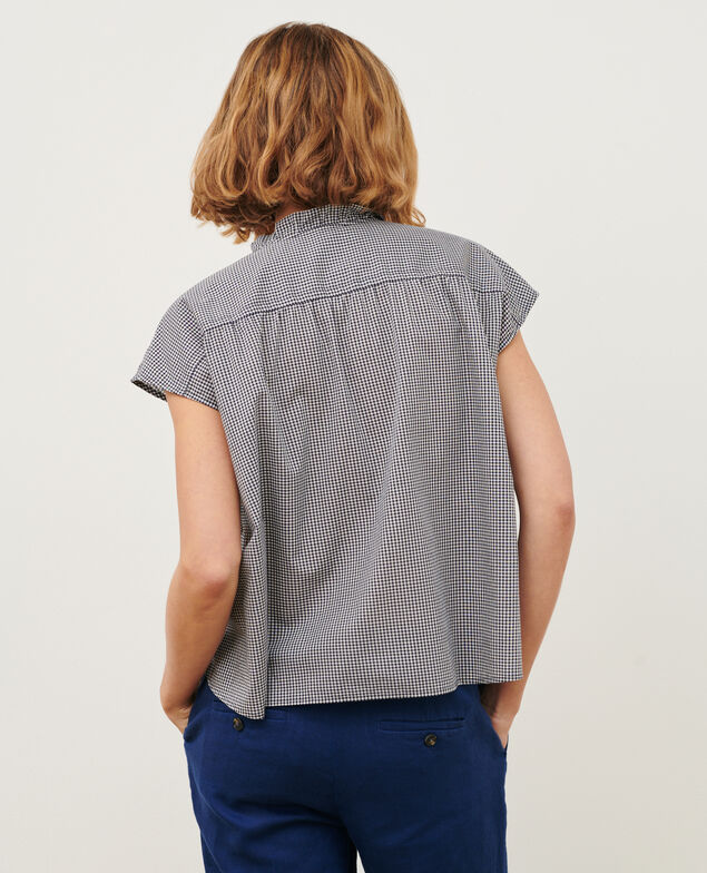 Cotton voile top 7073 88_vichy