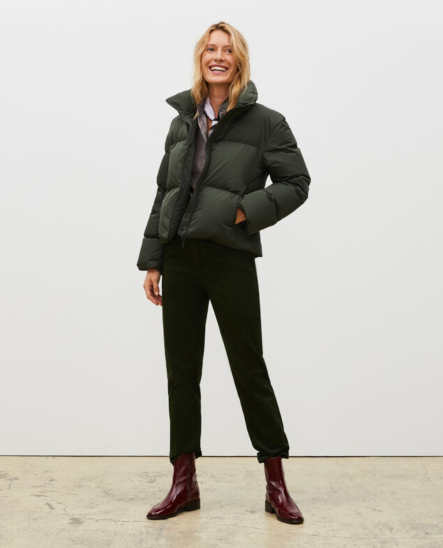 MARGOTTE - Short down jacket Military green