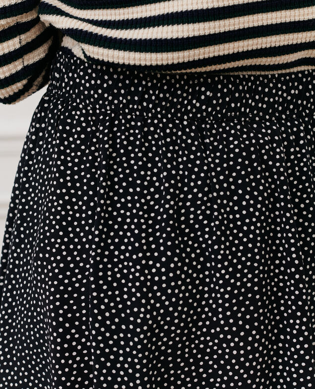Printed mini skirt 7300c 124 print black