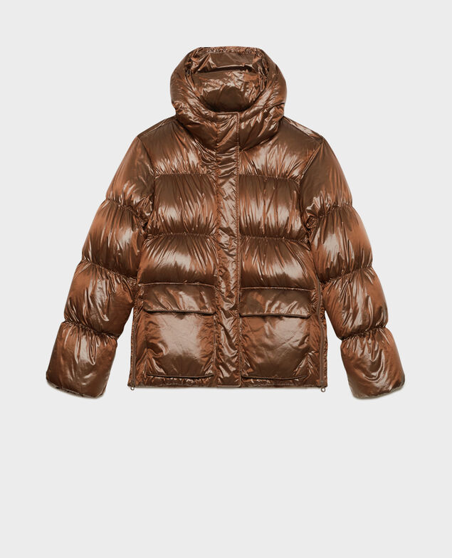 MARGOTTE - Short down jacket 8804 34 brown