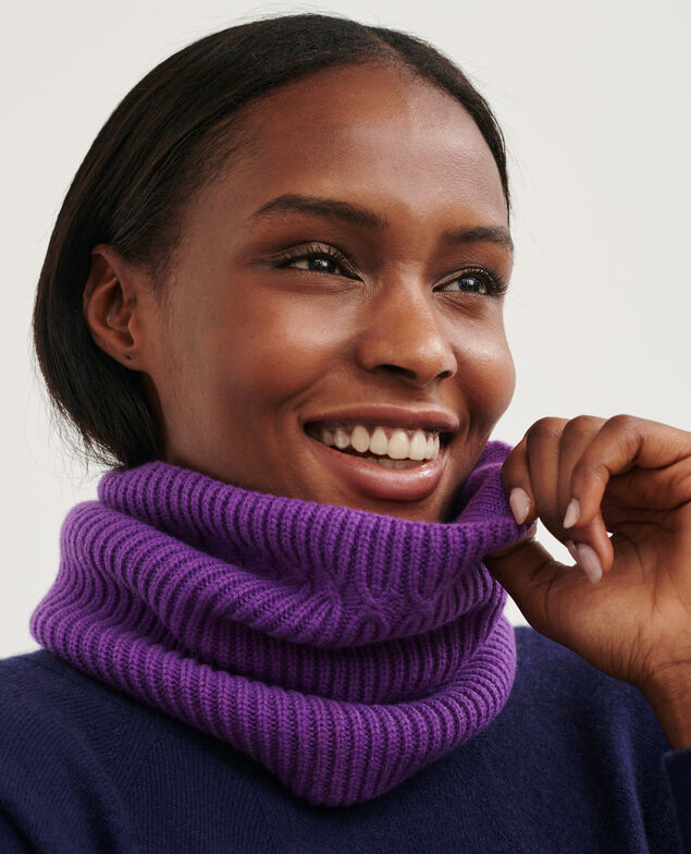 Virgin wool snood 6022 brun_sienne