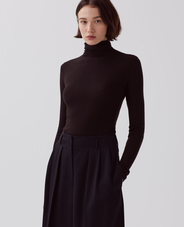 Long-sleeve t-shirt A091 black