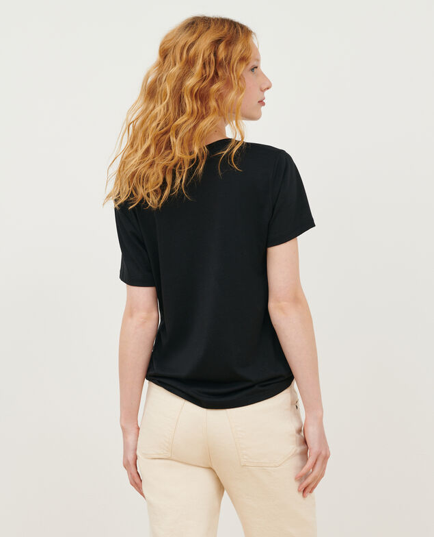 LÉA - Loose V-neck t-shirt