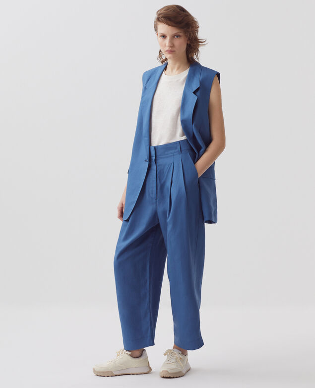 PEGGY - Carrot trousers H640 moonlight blue