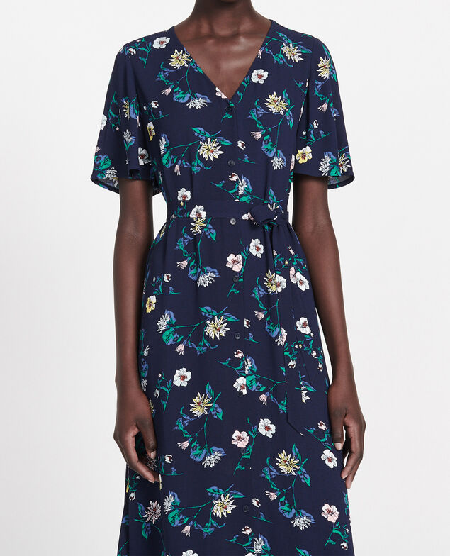 Long dress Herbier maritime maize