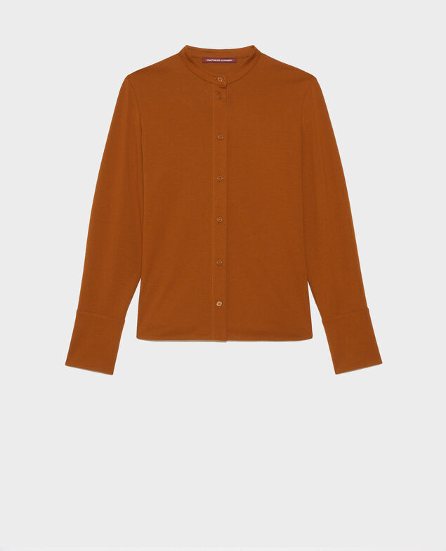 Mandarin collar shirt Monks robe