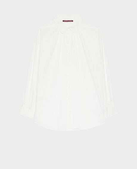 Cotton tunic shirt 0007 white 3ssh283c01