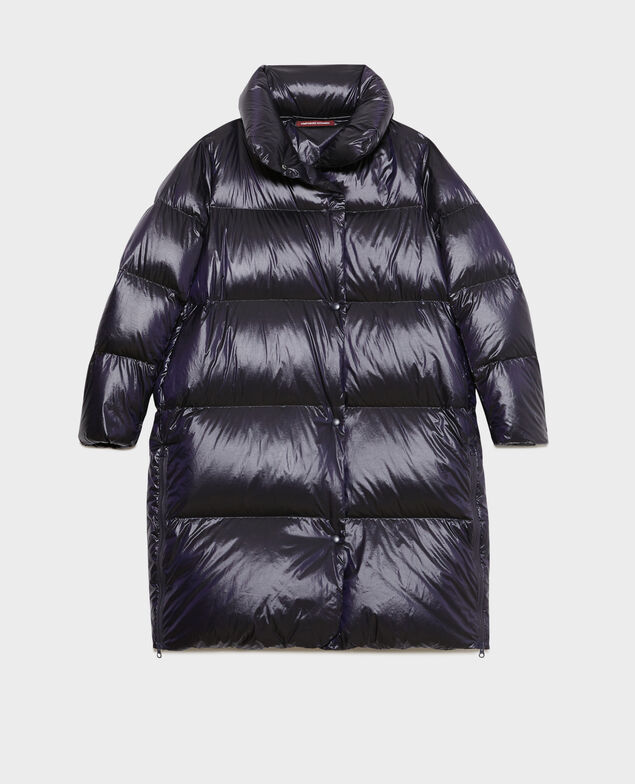 Long down jacket 8825 78 purple