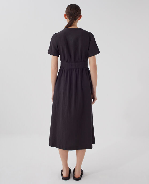 Midi dress U090 black