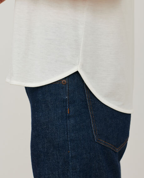 Loose cotton t-shirt 4262 cloud dancer 3ste274c14