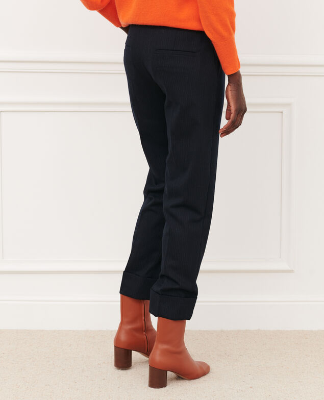 MARGUERITE - Cigarette trousers 4277 night_sky
