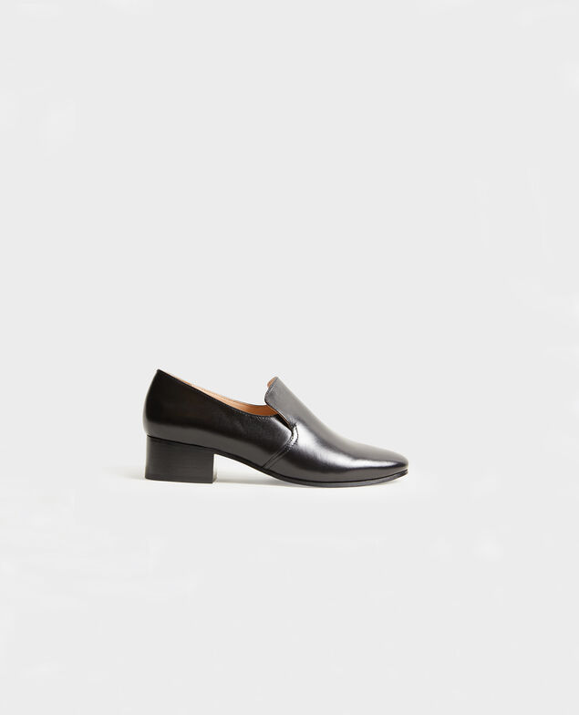 Leather moccasins Black beauty