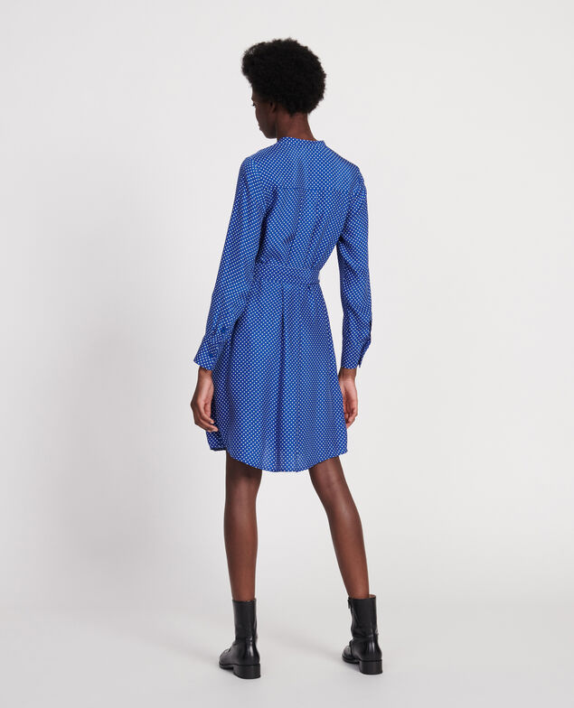 Round neck dress Little pois surf the web