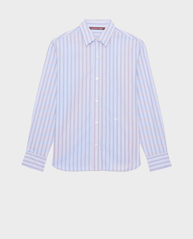 Cotton boyfriend shirt Popeline stripes